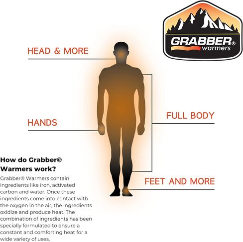 مجموعة كبيرة من أدوات تدفئة أصابع القدم اللاصقة من Grabber Warmers، 8 أزواج، أسمر ضارب للصفرة، TWES8DISPLAYUSA in Kuwait