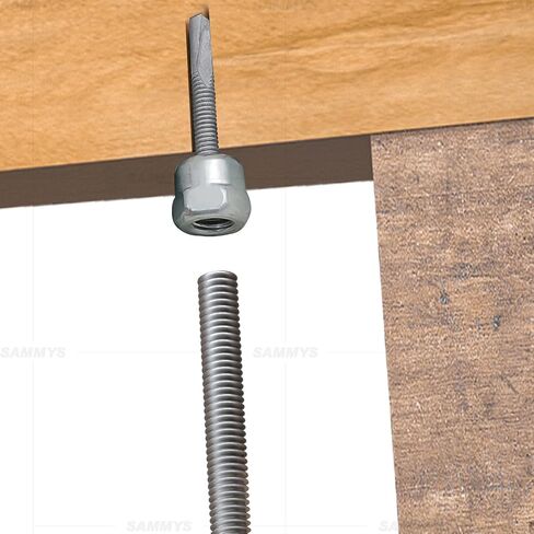 Everflow Sammys 8039957-50 DSTR 516 3/8 Inch Vertical Threaded Rod Anchor Designed Structure, Steel, Electro-Zinc, Corrosion Resistance, 5/16-18 x 1-1/4 Inch Screw Length (Pack of 50), 50 Piece in Kuwait