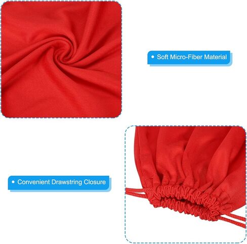 PATIKIL Ski Goggle Bag Soft Microfiber Snow Goggles Protective Storage Case Sleeve Drawstring Pouch in Saudi Arabia