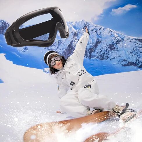 Ski Goggles Snowboard Goggles Motorcycle Goggles Adjustable Riding Goggles for Men Women Teenagers Children in Saudi Arabia