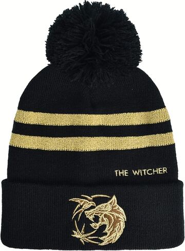 Concept One Netflix The Witcher Knitted Cuff Beanie Hat with Silver Logo in Saudi Arabia