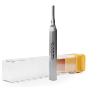 CSOOM TCT Industrial Trimming Straight Router Bit ，5/32“ Diameter , 1/4 inch Shank ，CNC Carbide Straight Cutter, Woodworking Tools for Grooving, Trimming, etc.