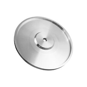 Aluminum Disc Master Base Lap Plate 8" x 1/2" Arbor Spindle Grinding Pad for Flat Abrasive Wheels/Backer-Disc/Slant Cabber Polishing Machine, for Diamond Flap Grinding Wheels