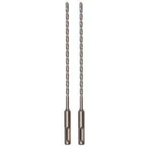 7/16" x 8" Masonry Drill Bit 7/16 inch SDS Plus Hammer Drill Bit, Concrete Drill Bit Carbide Tipped for Block Wall, Brick, Stone, 2 Pack