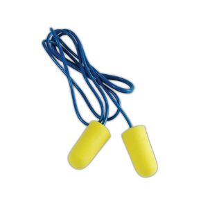 3M 10080529120189 312-1224 E-A-R Taper Fit 2 سدادات أذن سلكية كبيرة من الإسفنج، كبيرة (عبوة من 200 قطعة)