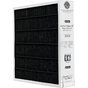 Lennox X7935 20x20x5 Healthy Climate Carbon-Clean MERV 16 Filter Bundle with Same Day Supply Filter Change Reminder Magnet (1-Pack)