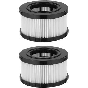 Fette Filter -DC5151H HEPA Filter Compatible with DEWALT Wet Dry Vacuum Models DC515 DCV517 DCV517B Part # DC5151H includes 2 replacement filters.