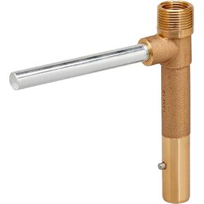 Underhill Quick Coupler Key Tool for Coupler Valve, 3/4-Inch MPT x 1/2-Inch FPT Outlet, Sprinkler Garden Irrigation System, Solid Brass, QK-075