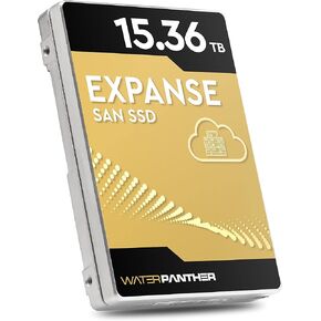 Water Panther WP Expanse 6.4 تيرابايت eNAND 512e PCIe Gen3 x4 NVMe U.2 SSD مقاس 2.5 بوصة | ECC PLP 3DWPD SED | محرك أقراص الحالة الصلبة SAN لمركز بيانات المؤسسة - WECP5E330640S