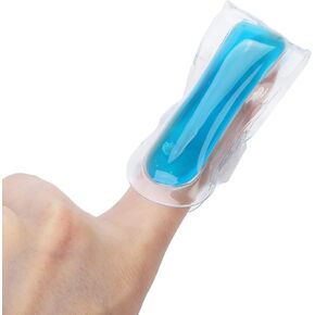 Finger and Toe Cold Gel Ice Pack, 7cm Finger Ice Pack Sleeves Ice Packs for Fingers Thumbs Toes, Cold Finger Gel Ice Packs for Sports Injuries Swelling Pain Relieve