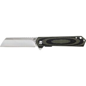Schrade Delta Class Lateral BLK Folder 7.5in with 3.25in AUS-8 Steel Blade and 2-Tone G10 Handle for EDC