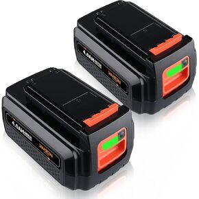 VANON Replacement for Black and Decker 40V Lithium Max Battery 4.0Ah LBXR36 LBX2040 LBXR2036 LST540 LCS1240 LBX1540 LST136W,2-Pack