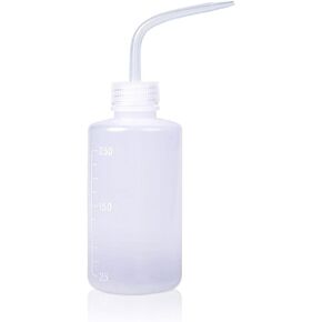 Teensery 250ml Plastic Safety Wash Bottle Squeeze Bottle with Pointed Mouth Tattoo Supplies