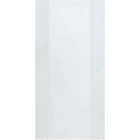 Boxes Fast BFPB1365 Gusseted 1 Mil Poly Bags, 6" x 3" x 15", Clear (Pack of 1000)