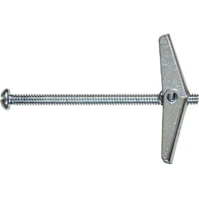 5031 Hillman Toggle Bolt 1/4" X 4" 90 Lb. Glass, Steel 1 / Card, 4 inches, No Color