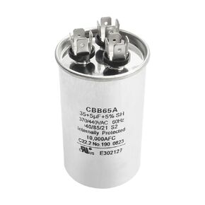 2024 Upgrade 100335-06 35+5uf 440VAC 60Hz Dual Run Circular Start Capacitor for United States Standard AC Motors.Compatible with Lennox 100335-06 100335-12 Capacitors.