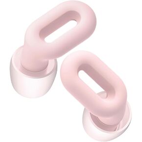 Focus Noise-reducing Ear Plugs for Sleep - Reusable Soft Silicone Earplugs for Hearing Protection, Noise Sensitivity, Deep Focus, Blocking Out Snoring - 4 Sizes Ear Tips XS/S/M/L (Black)