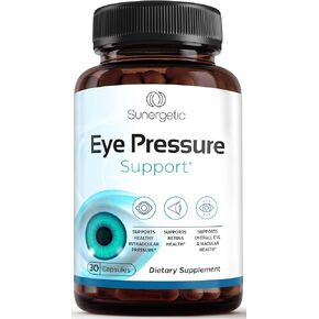Premium Eye Pressure Support Supplement - Eye Pressure Supplement with Saffron, Lutein, Zeaxanthin, Bilberry & Pine Bark – Supports Healthy Eye Pressure, Ocular Health & Overall Vision – 30 Count