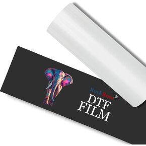 Rock Rose Pre Treat - DTF Film is Made of PET, Thickness of 75um. It is a Heat-Resistant and Waterproof Film That is Designed for DYI Direct on T-Shirts (DTF 5-in-1 DIY KIT)