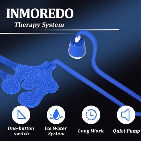 Ice Machine for Knee and Shoulder After Surgery Cold Therapy Machine for Knee and Hip Universal Compression Pad Post-Surgery Quiet Pump Strong Cryotherapy Pain Relief Treatment in Saudi Arabia