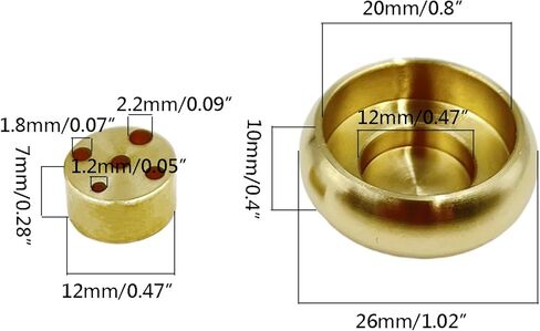 2 مجموعة من المباخر النحاسية 2 في 1 حاملات عصا البخور الذهبية حاملات البخور الصغيرة للعصي البخور المخروطية in Kuwait