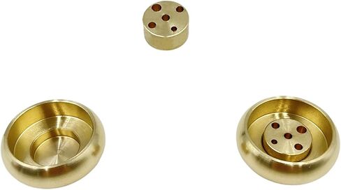 2 مجموعة من المباخر النحاسية 2 في 1 حاملات عصا البخور الذهبية حاملات البخور الصغيرة للعصي البخور المخروطية in Kuwait