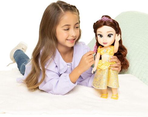 Disney Princess D100 My Friend Belle Doll 14 inch Tall Includes Removable Outfit, Tiara, Shoes & Brush in Saudi Arabia