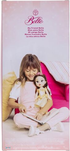 Disney Princess D100 My Friend Belle Doll 14 inch Tall Includes Removable Outfit, Tiara, Shoes & Brush in Saudi Arabia