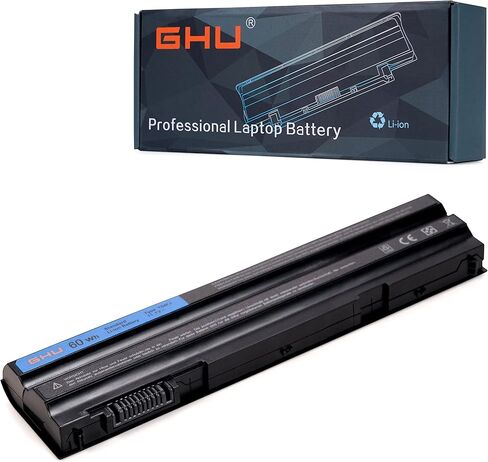 GHU New Battery 58Wh Compatible with Dell Latitude Laptops E5400 E5410 E5500 E5510 Replacement for Part # RM661 KM970 RM649 MT322 PW640 KM668 KM752 KM970 WU841 T749D KM760 KM742 5200 mAh in Saudi Arabia