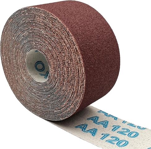 120 Grit Sandpaper Roll 2" x 32.8 Feet Emery Cloth Roll Abrasive Sand Paper Roll for Wood Furniture Metal in Saudi Arabia