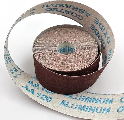 120 Grit Sandpaper Roll 2" x 32.8 Feet Emery Cloth Roll Abrasive Sand Paper Roll for Wood Furniture Metal in Saudi Arabia