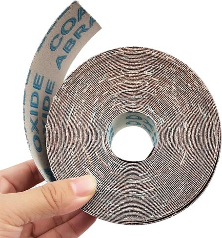 120 Grit Sandpaper Roll 2" x 32.8 Feet Emery Cloth Roll Abrasive Sand Paper Roll for Wood Furniture Metal in Saudi Arabia