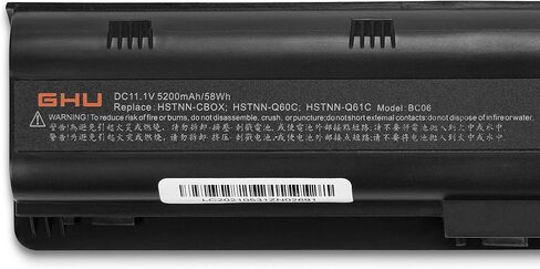 بطارية GHU الجديدة 58 WHR 484170-001 484172-001 HSTNN-CB72 متوافقة مع HP Pavilion DV4 DV5 Compaq Presario CQ40 CQ45 CQ50 CQ60 EV06 KS524AA KS526AA 462889-141 462890-542 484171-001 485 041-001 in Saudi Arabia