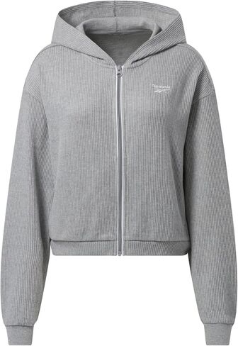 Reebok Women's Identity Energy Waffle Fullzip Sweatshirt in Saudi Arabia