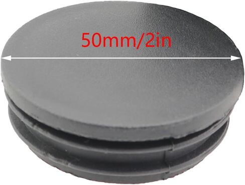 16PCS 1 Inch Black Plastic Round Head Tube Plug Tube End Cap Chair Furniture Closure Cover Foot Pad Furniture Decorative Plug Suitable for Table Chair Ladder Shelves Fence Railings in Kuwait