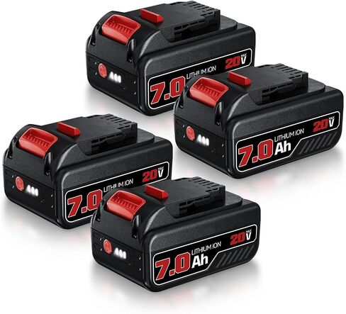 PDstation 2 حزمة 7000 مللي أمبير DCB200 بطاريات بديلة لبطاريات ديوالت 20 فولت DCB206 DCB204 DCB201 DCB203 متوافقة مع أدوات الطاقة ديوالت 20 فولت ماكس in Saudi Arabia