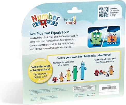 hand2mind Numberblocks Four and The Terrible Twos، مقتنيات شخصيات الألعاب، تماثيل كرتونية صغيرة للأطفال، شخصيات عمل صغيرة، مجموعات لعب شخصية، ألعاب خيالية in Saudi Arabia