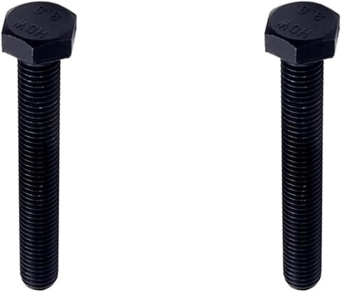 Aicosineg 5Pcs M10x75mm Carbon Steel Grade 8.8 External Hex Head Screw Bolts Metric Thread Hexagon Bolts Fastener Bolts for Hardware Furniture Industry Machinery Black 3.21x0.62inch in Kuwait