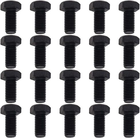 Aicosineg 5Pcs M10x75mm Carbon Steel Grade 8.8 External Hex Head Screw Bolts Metric Thread Hexagon Bolts Fastener Bolts for Hardware Furniture Industry Machinery Black 3.21x0.62inch in Kuwait