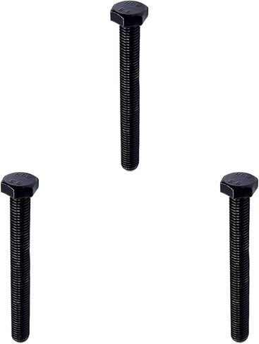 Aicosineg 5Pcs M10x75mm Carbon Steel Grade 8.8 External Hex Head Screw Bolts Metric Thread Hexagon Bolts Fastener Bolts for Hardware Furniture Industry Machinery Black 3.21x0.62inch in Kuwait