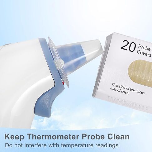 Ear Thermometer Covers for All Braun Thermometer Models, Disposable Digital Ear Thermometers Lens Filters Refill Caps, 100 Count in Saudi Arabia