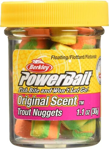Berkley PowerBait Power Nuggets Captain America,White and Blue, 1.1 oz in Kuwait
