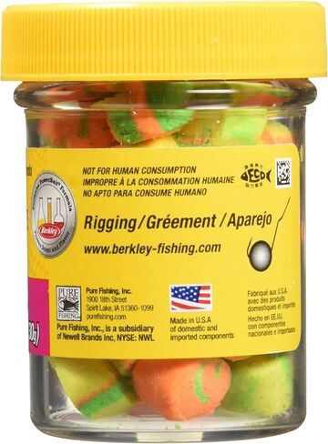 Berkley PowerBait Power Nuggets Captain America,White and Blue, 1.1 oz in Kuwait