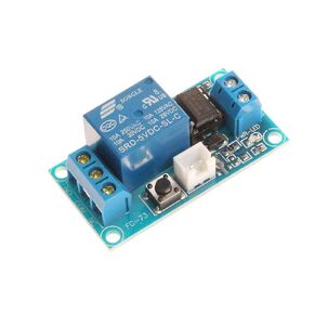 NOYITO 1-Channel Self-locking Relay Module One Button Start-Stop Bistable 10A Load for SCM Control, Household Appliances Control, Industrial Equipment Control (24V)
