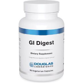 Douglas Laboratories G.I. Digest | Complete Enzyme Formula Including Gluten and Dairy Enzymes | 90 Capsules