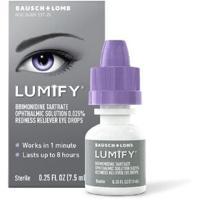 LUMIFY Redness Reliever Eye Drops 0.25 Ounce (7.5mL)