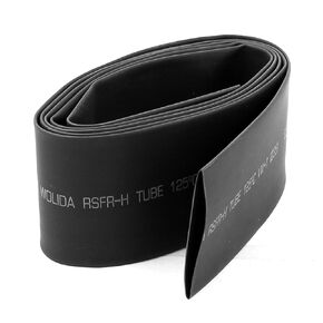 uxcell 35 mm Diameter 58.5mm Flat Width Polyolefin Insulation Heat Shrink Tubing 1.5M 5ft Black