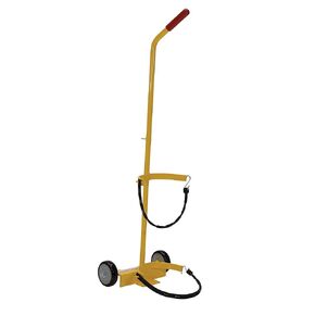 Vestil FEC-1 Steel Fire Extinguisher Carrier 100 Lb. Capacity Yellow