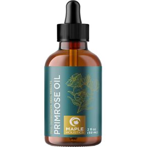 Pure Evening Primrose Oil for Skin - Cold Pressed Natural Face Moisturizer and Nourishing Hair Oil - Use in DIY Skin Care for Dry Flaky Skin Hydration and as a Carrier Oil for Essential Oils Mixing