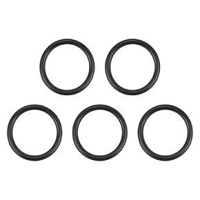 MECCANIXITY Nitrile Rubber O Ring 1.46" OD 1.14" ID 0.16" Width NBR Sealing Gasket Washer Seal O-Ring for Faucet Plumbing Air Gas Repair, Black, Pack of 5